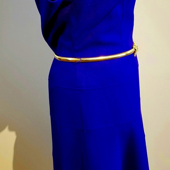 Vintage Snake Goldtone Stretch Belt - Picture 8 of 10